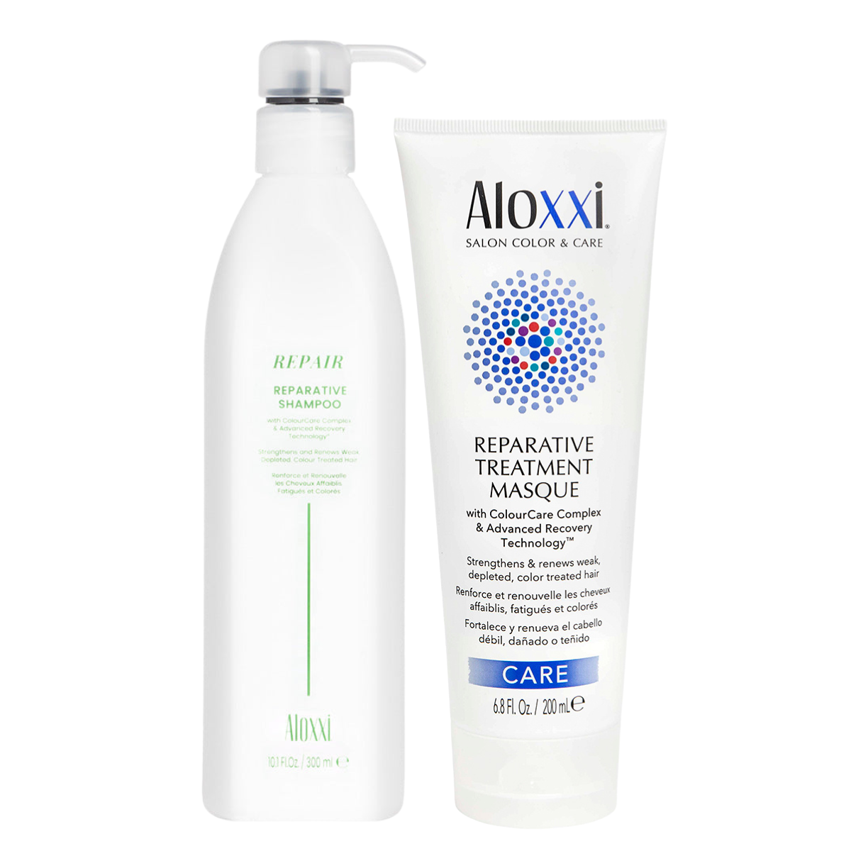 Комплект Aloxxi Duo «Радикальное восстановление волос»: шампунь и маска
